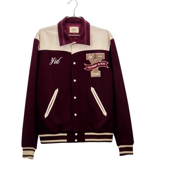 Yesterday is Dead YELLOWSTONE Wool Blend Western Varsity Jacket Size Small NWT